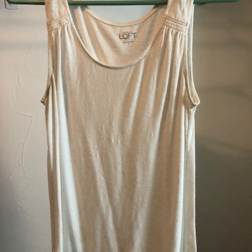 FINAL DROP! The Loft White Tank Top